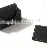 High Quality Customized Made-in-china Leather Coasters for Best(ZDS-016) thumbnail-5