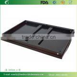 Lacquered Black Bamboo Bed Tray , Breakfast Desk With Foldable Legs thumbnail-5