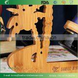 WR014/wood Premium Bamboo Wine Rack Wooden Bottle Wine Holder Antique Display Wine Kitchen Rack thumbnail-5