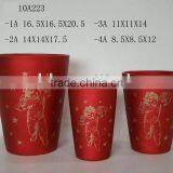 Xmas Ceramic Flower Vase