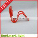 Plastic Novelty Design Hot Sale Good Quality Power Folding Bookmark Light thumbnail-5
