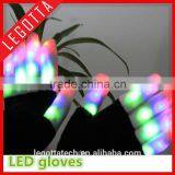 Hot Sales Amazine Velvet Flashing Gloves Raver Dancing Party 7 Colors RGB Light Gloves thumbnail-3