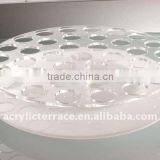 Round Clear Acrylic Liptick Holder/Round Actylic Cosmetic Counter Display Rack thumbnail-1