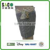 Lace Cuff Cable Pattern With Buttons Legwarmers thumbnail-4