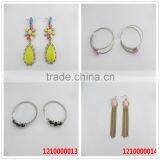 Spring Style Gold Tassel Rhinestone Earring thumbnail-4