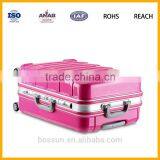 New Dasign Women and Men Bright Color Trolley Handle PC Travel Luggage