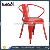 Metal chair restaurant chair tolic chair with armrest TMC-007-1