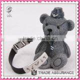 Custom Shape Silicone Bracelets With Metal Clasp, Various Styles of Silicon Bracelets thumbnail-2