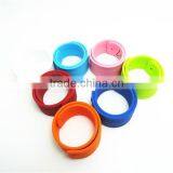 Fashion Silicone Rubber Wrist Snap Slap Bracelet With Custom Logo Cheap Price thumbnail-2