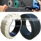 Hot Sale Low Speed Flatless 22x9x16 18x6x12 1/8 Press on Solid Tyres With Good Price