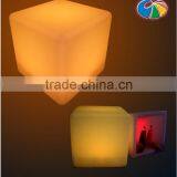 PE Material LED Cube Seat for Decoration RGB LED Cube Chair thumbnail-5