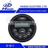 Deft Design Waterproof Marine Mp3 Player With Bluetooth for Golf Cart