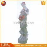 Outdoor Decoration White Marble Lady Sculpture thumbnail-4