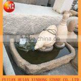 Dancing Stone Water Fountain With Swan thumbnail-5
