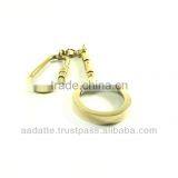 Nautical Brass Handle Magnifier Nautical Key Chain thumbnail-1