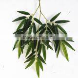SJ070909 Silk Print Decorative Bamboo Tree Leaves for Garden Arrangement thumbnail-3