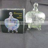 Stock Glass Round Sugar Pot With Lid thumbnail-1