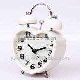 Supply Creative Retro Twin Bell Alarm Clock / Heart-shaped Alarm Clock