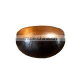 Hammeered Bronze & Black Copper Bowl thumbnail-1