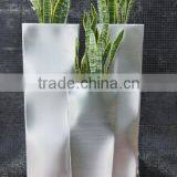 FO-9010 Tapered Stainless Steel Garden Planter thumbnail-1