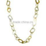 High quality best selling buffalo horn yellow modern necklace from Vietnam