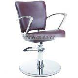 Round Base Modern Hydraulic Barber Chair Hair Cutting Chairs With Pedal Wholesale Barber Supplies F-28330 thumbnail-1