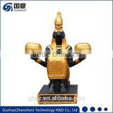 Wholesale Egyption Horus Gold Statue Vintage Furniture Decor thumbnail-1