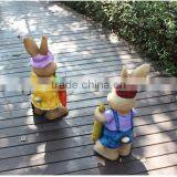 Animal Garden Sculptures Lawn Decoration Lovely Rabbit Statue thumbnail-3