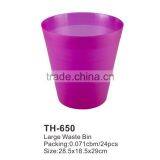 Easy Use Large Round Waste Bin(TH650) thumbnail-1