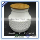 Eco-friendly Feature Canister With Bamboo Lid thumbnail-5