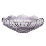 Elegant Flower-shape Art Ashtray/ Fashion Star Style Friut /candy/ Ash Plate/ New Design Hot Selling Color Glass Plate BHL-P14 thumbnail-1