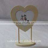 Mini Wooden Heart Shaped Photo Frame thumbnail-1