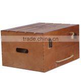 Antique Six Bottle Wine Wood Box Dimensions thumbnail-2