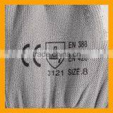 CE Approved Industrial Safety Grey PU Coating Work Gloves thumbnail-2