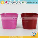 Decorative Plant Pot Covers Outdoor Metal Garden Galvanised Plant Pots thumbnail-3