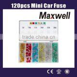 120pcs Mini Car Fuse