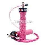 2017 New Style High Speed Crossfit Skipping Jump Rope With Anti Slip Hanldes, Adjustable Steel Cable & Ball Bearing thumbnail-4