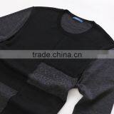 Men Color Combination Winter Crew Neck Knit Sweater , Pullver Cardigan thumbnail-3