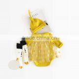 Fashion Designs of Newborn Baby Clothes Set Baby Romper Clothing With Baby Hat thumbnail-2