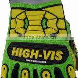 EN388 4543 Cut Resistant Level 5 PVC Dotts Anti Slip Oil and Water Resistant High Performance Impact Safety Gloves thumbnail-3