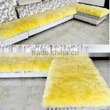 CX-D-111 Thick Genuine Sheep Fur Warm Sofa Bed Blanket Throws thumbnail-2