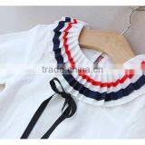 New Fashion Cape Collar Baby Cotton Girl Romper Onesie With Socks thumbnail-4