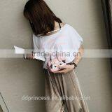 New Arrival Girl Shoulder Bag Soft PU Pink Bag Animal Cartoon Cheap Child Bag thumbnail-4