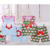 Cheap Wholesale Summer Cute Baby Clothing Set Including Short Pants Sleeve Shirt thumbnail-3