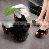 Zm50244b Summer New Style Lady Shoe Chunky Heels Fashion Sandals Women thumbnail-3