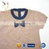 Girl Winter Sweater Cashmere Short Sleeve Dress Sweater thumbnail-5