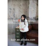 New 2016 Fashion Children's Faux Fur Coat Baby Girls Autumn and Winter Warm Thick Long HoodedFaux Fur Outwear Jackets thumbnail-2