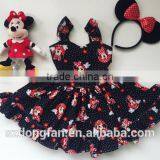 Wholesale Girl Boutique Clothes Summer Sleeveless 2 Years Old Baby Girl Ruffle Dress thumbnail-1