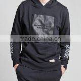 Cotton and Leather Hoodies Sportswear Manufacture thumbnail-1