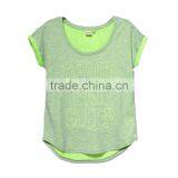 ladies cheap print tshirt100%bamboo fiber tshirt cheap wholesale tshirts